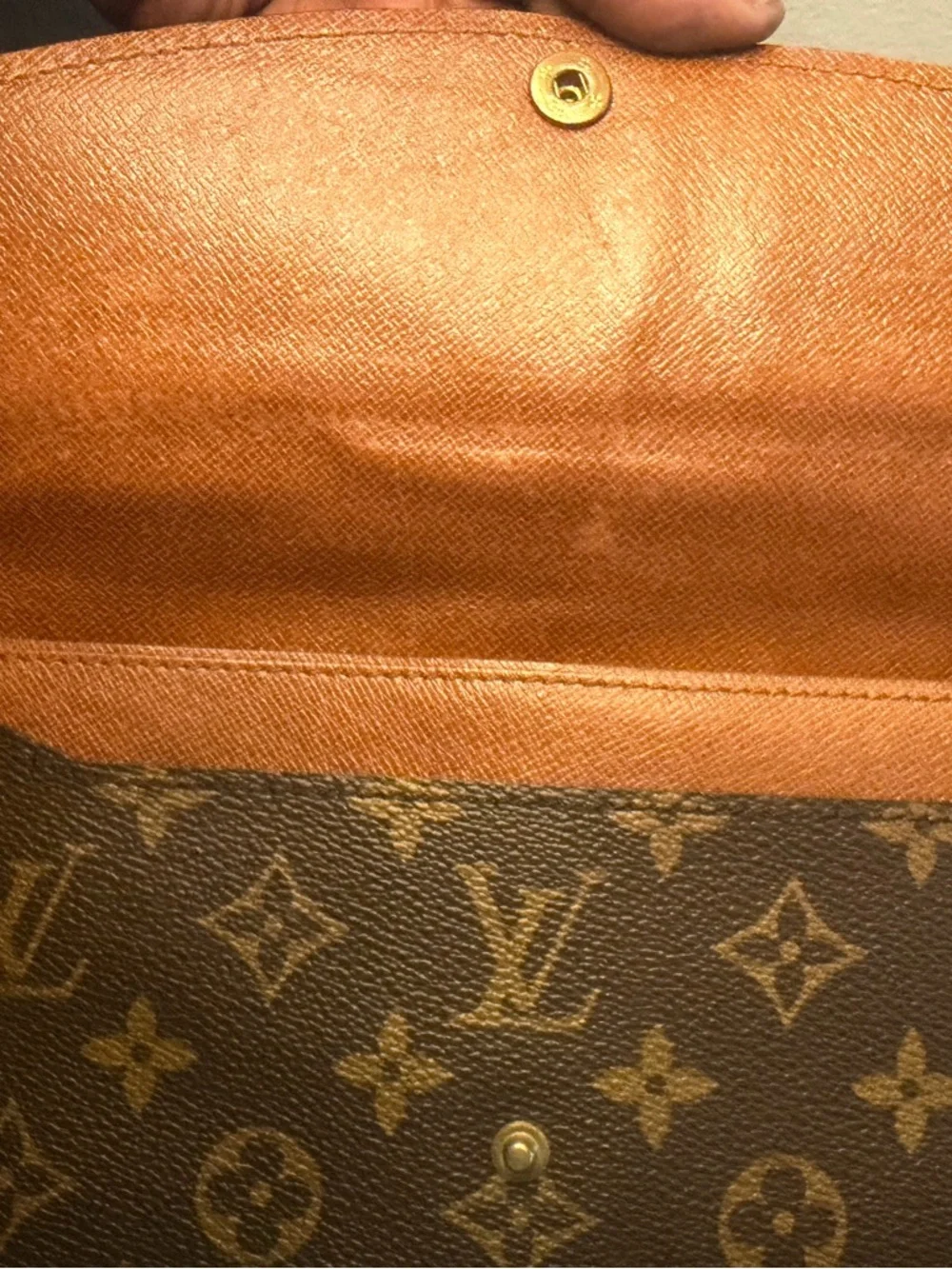 Louis Vuitton Monogram Pochette Double Rabat